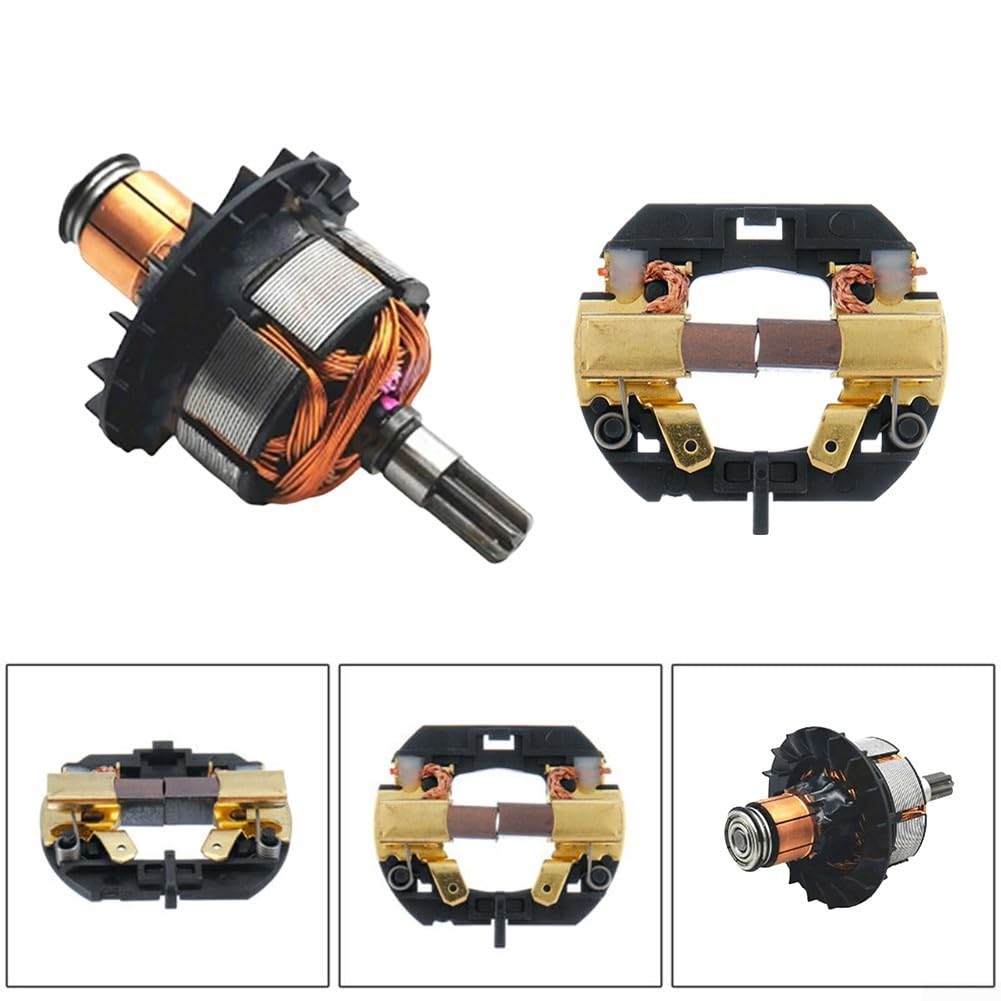 Portaspazzole Carbonio N109434 e Rotore N110033 Ricambio