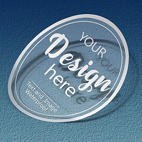 100-500 Pack 1.5"x1.5" Circle Custom Stickers,Waterproof Stickers Personalized Image,Logo Stickers Labels for Business, Weddings, Birthday Parties Gifts Cover