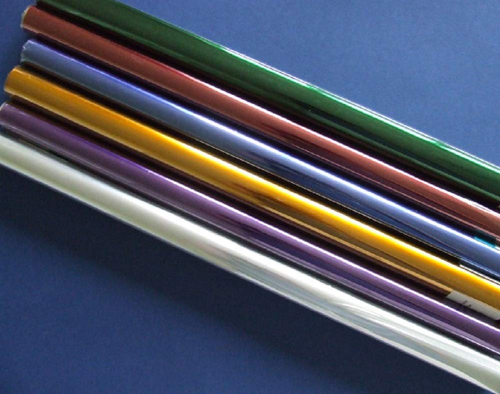 6 Rolls Bulk Assorted Coloured Cellophane (Each 50cm x 4.5m)