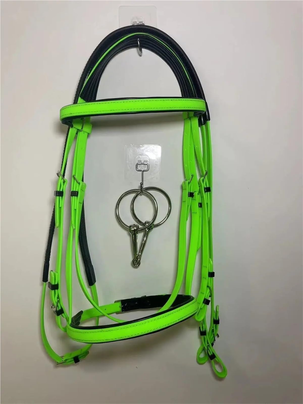 Riendas Brida y riendas for Caballos, arnés, riendas anticongelantes y Antideslizantes, Silla de Montar con Cabestro, Accesorios de Hierro