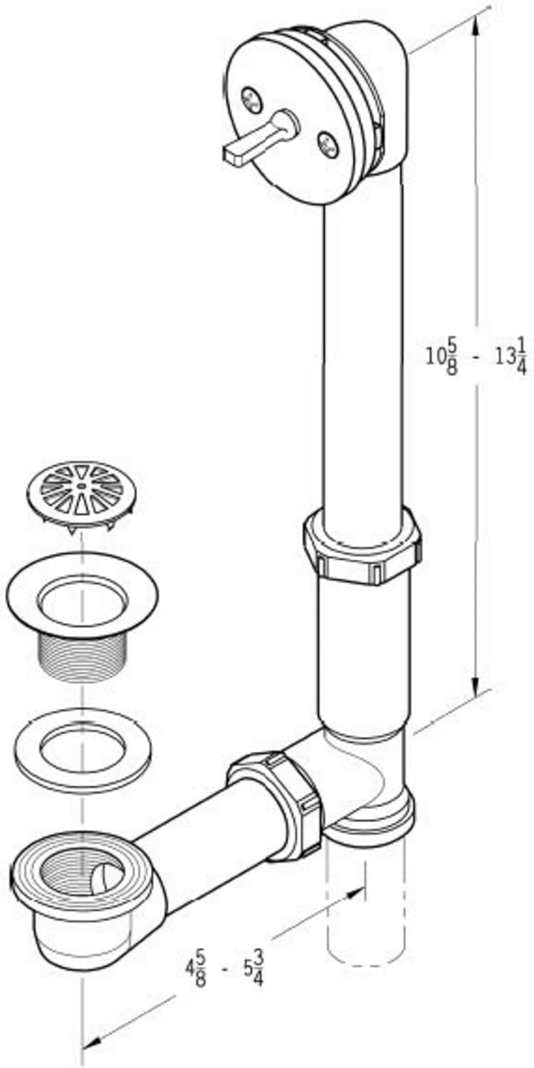 Pfister 192100 Replacement Part, Chrome, 1.5