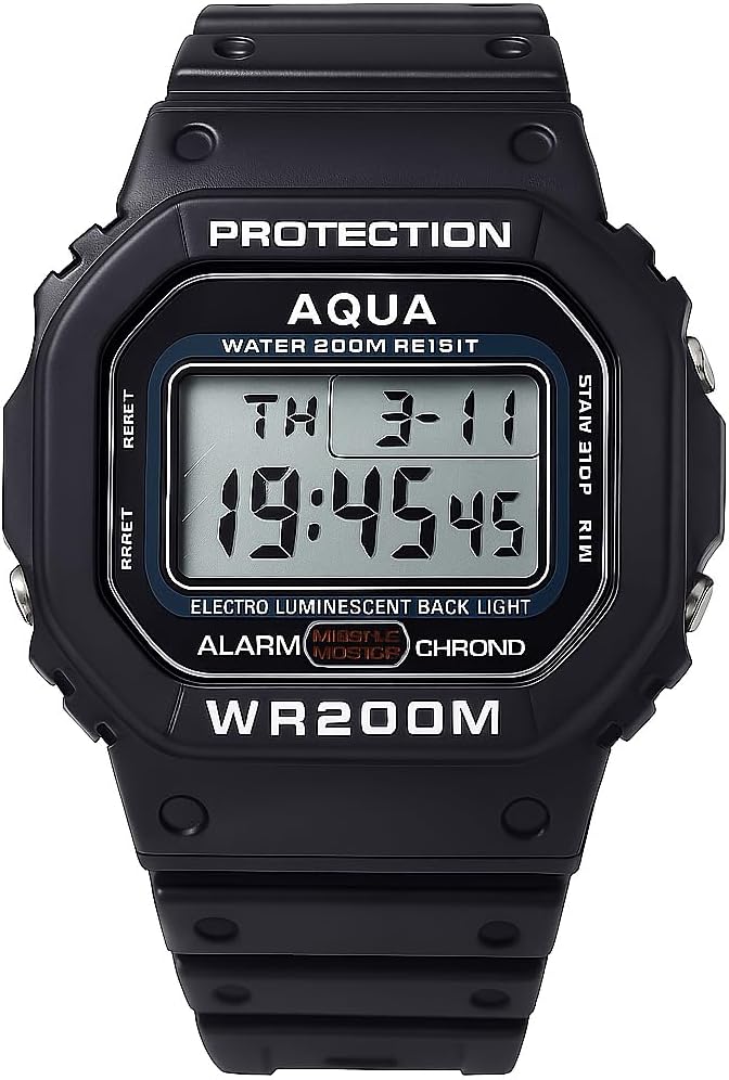 Gamashop Relógio Digital Masculino Aqua 200 mts