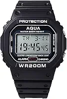Relógio Digital Masculino Aqua 200M Prova D'água Original