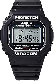 Relógio Digital Masculino Aqua 200M Prova D'água Original