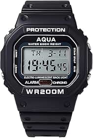 Relógio Digital Masculino Aqua 200M Prova D'água Original