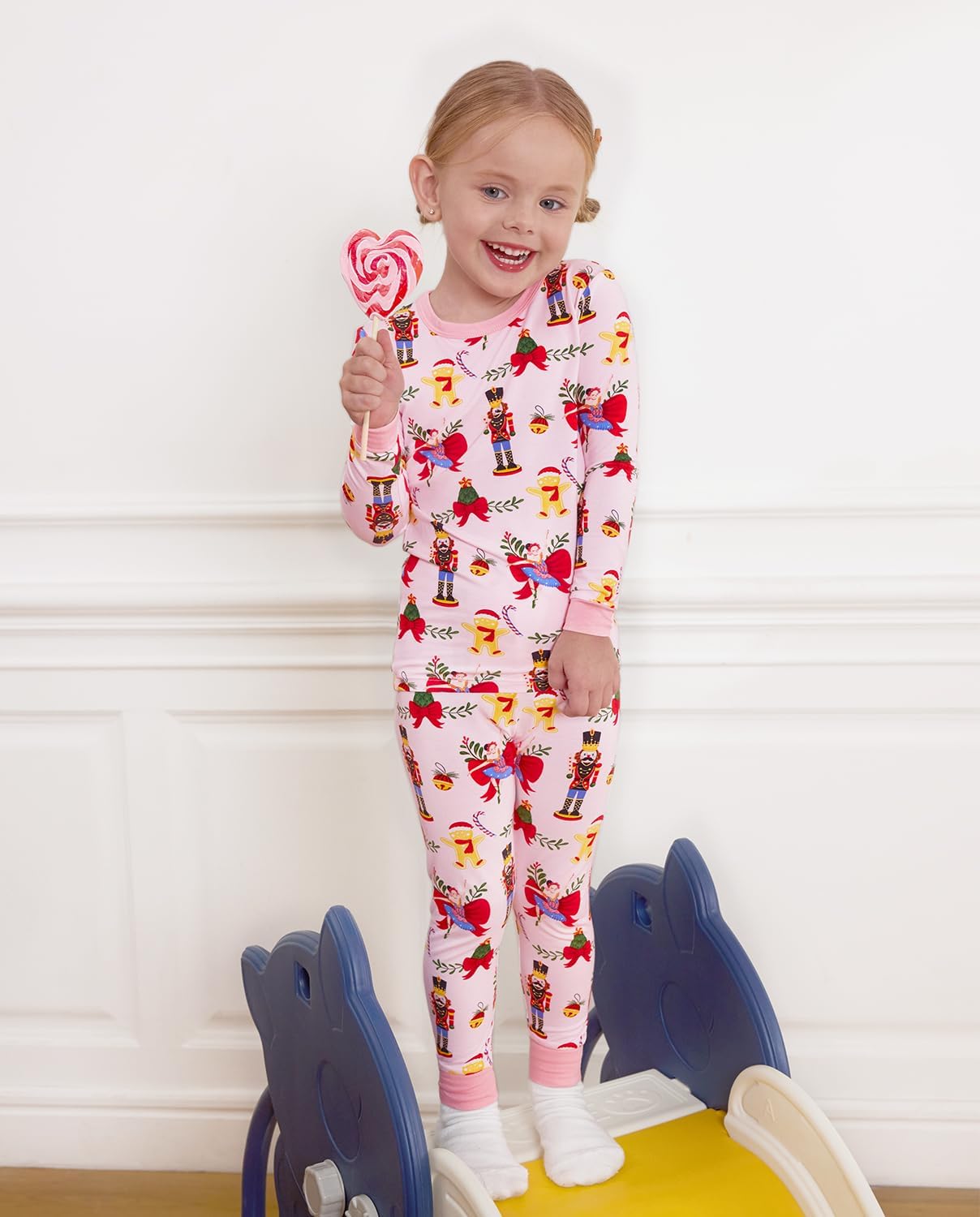 Bamboo Viscose Toddler Girls Kids Pajamas Unicorn Mermaid Pjs Long Sleeve Snug fit 12M-8Y 2pcs Soft Jammies - Image 2