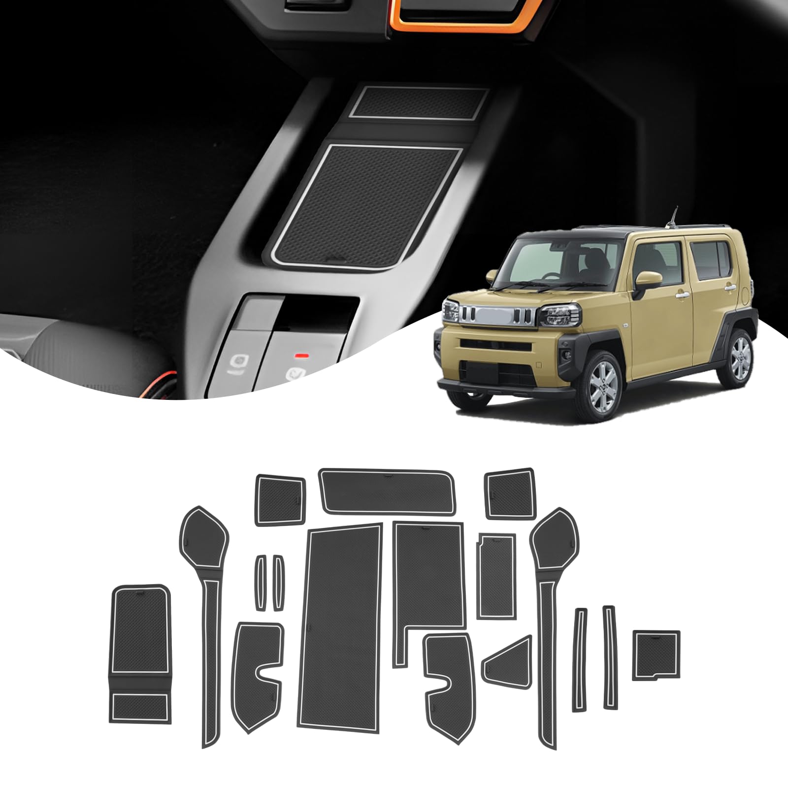 ラバーマット Amazon | SXCY 新型 ダイハツ タフト ラバーマット インテリアラバー