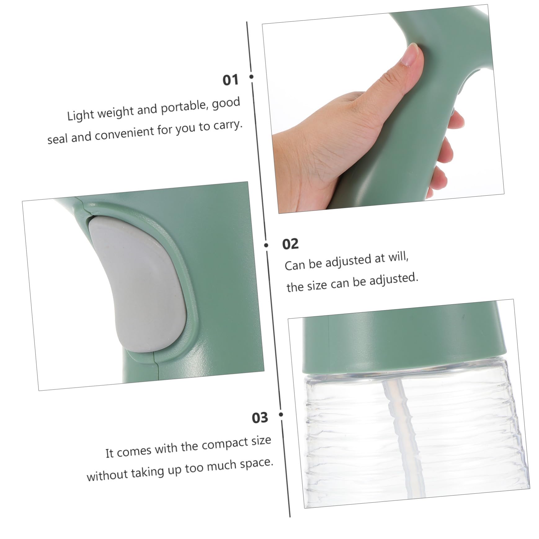 Elektrischer Ölspender Ölflasche Ölsprühflasche für Grill BBQ Röstgrill USB Aufladbar aus Kunststoff ABS
