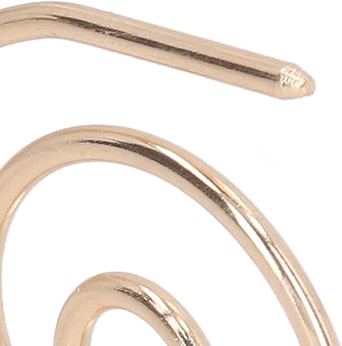 Miniatura 9 de Aguja de cable espiral de alta resistencia con punta de acero inoxidable - aguja circular espiral Pin de chal para tejer en casa (1PCS)