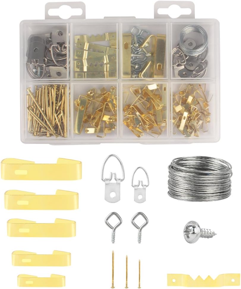 Amariver Picture Hanging Kit, Complete 240 Pieces Picture Photo Frame