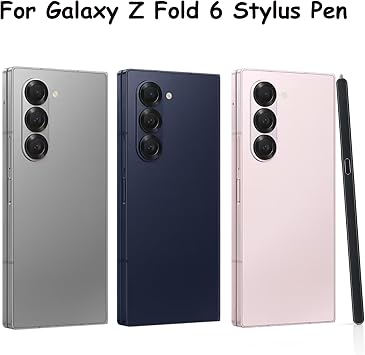 Stylus Pen Fold Edition for Samsung Galaxy Z Fold6 5G Slim S Pen Galaxy Z Fold 6 S Pen/Galaxy Fold 6 Pen Stylus with Nibs +Card Needle(Black)