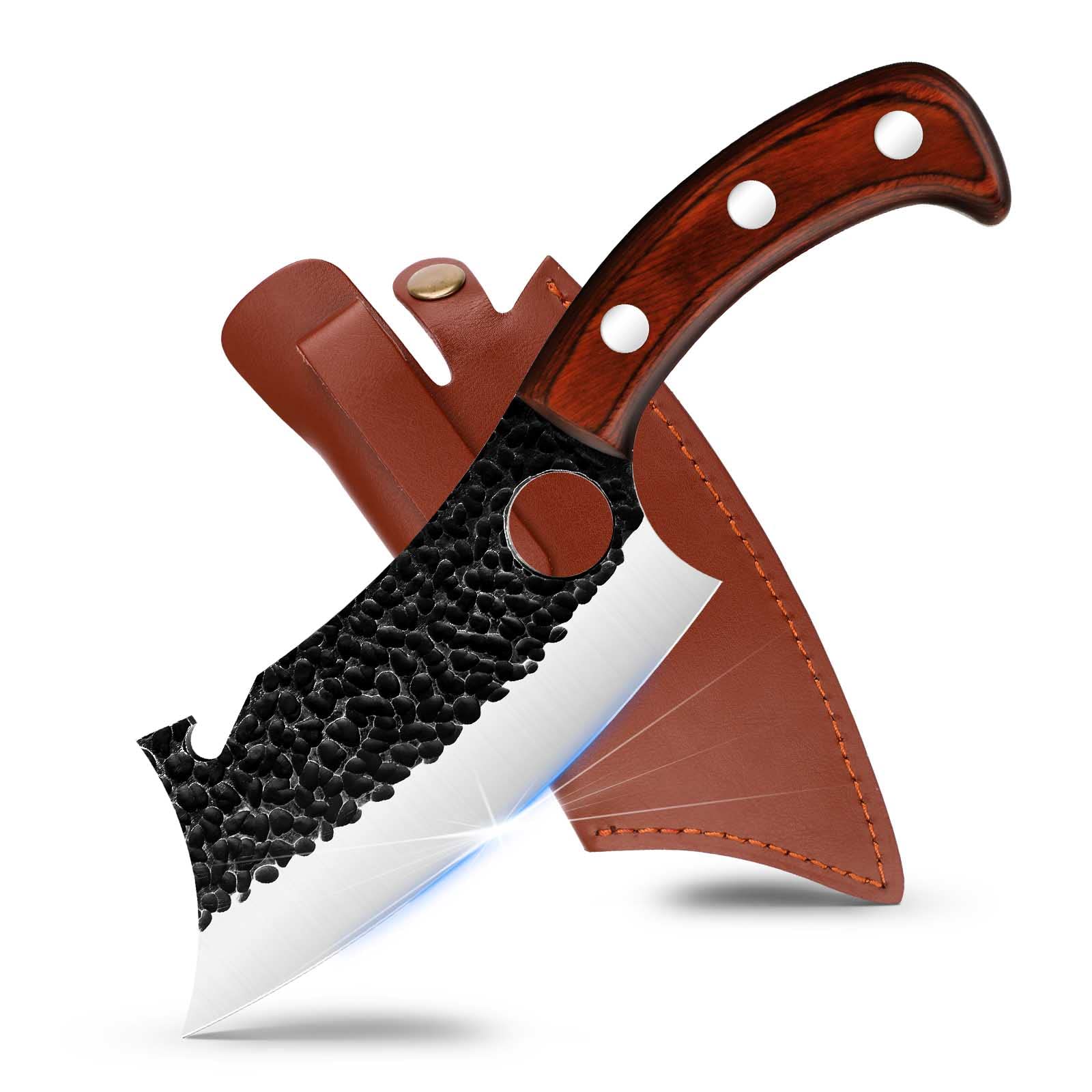 Buy Meat Cleaver Butcher Knife 6.3inch Meat Boning Meat Cleaver Knife