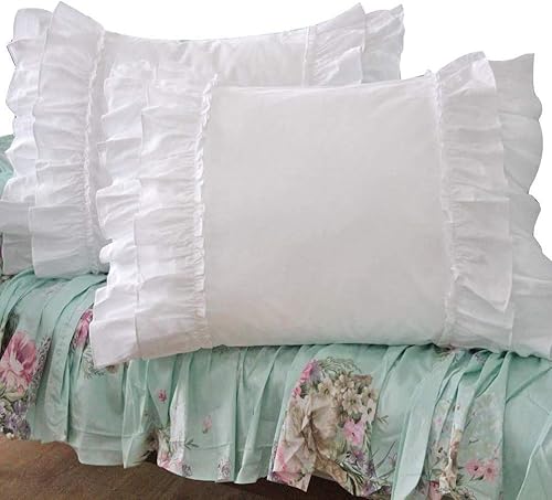 Miniatura 9 de Queen's House - Fundas de almohadas con volados, 2 unidades.