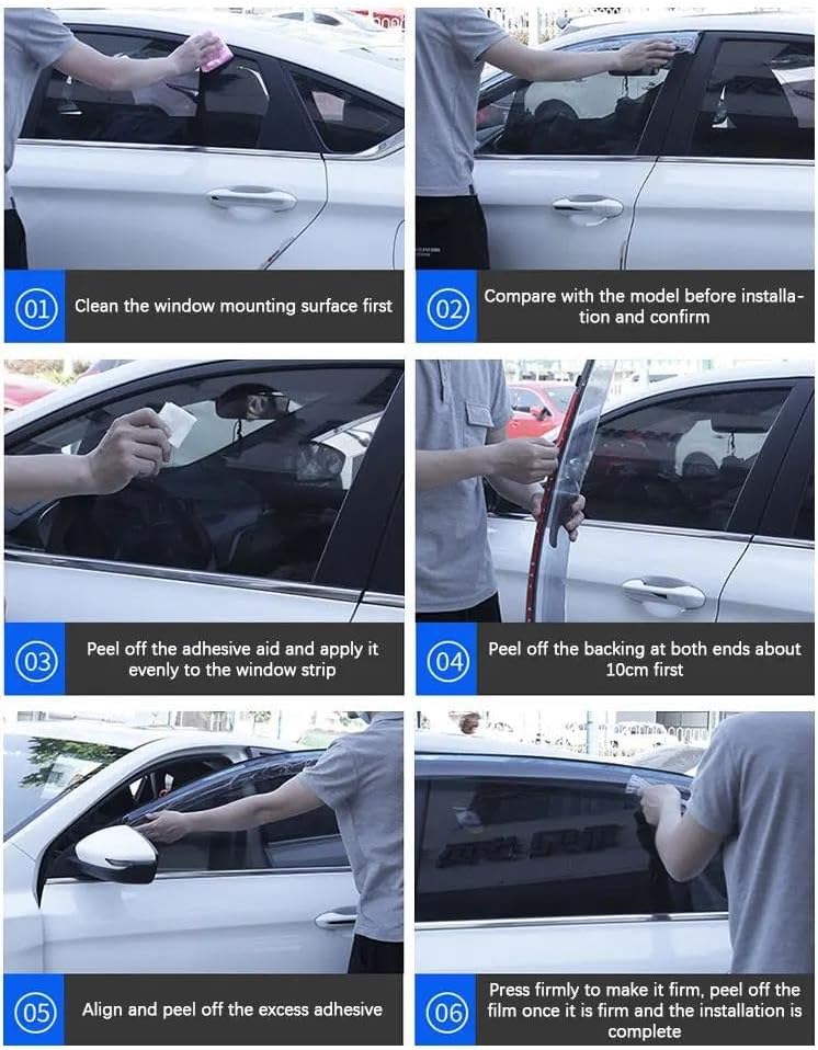 ドアバイザ ために マツダ ために CX-4 ために CX 4 ために CX4 2017-2022 4x 車のウィンドウバイザーディ