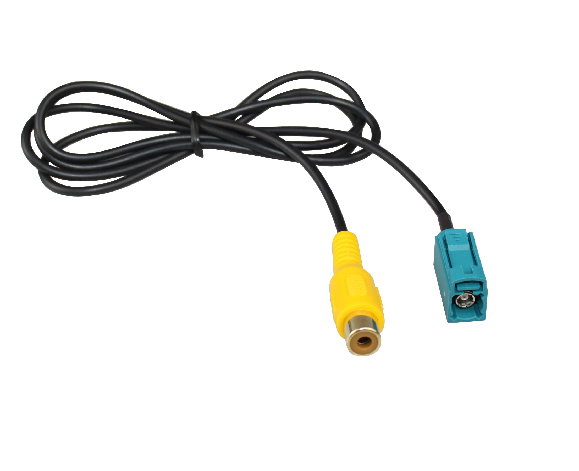YONGJIANGXIA for Original Screen Backup Camera Fakra RCA Adapter Mercedes-Benz Volvo Ford VW 100CM Long