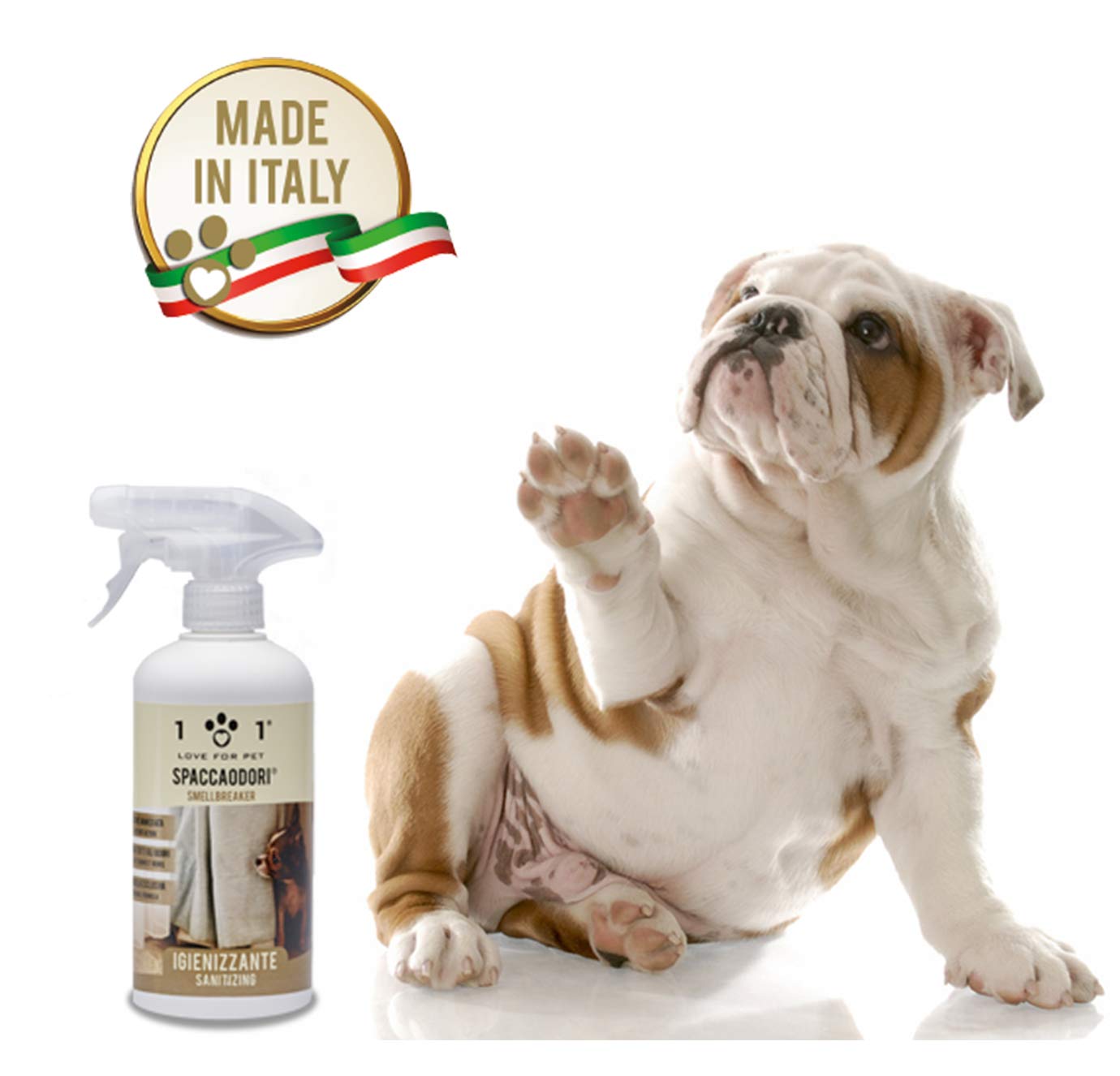 Spray Neutralizzatore Odori Animali Domestici - Elimina Urina Di Gatti E Cani, 500 Ml