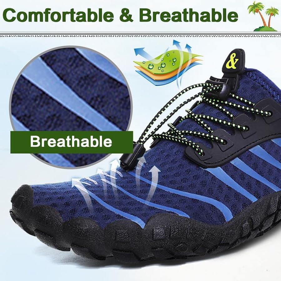 Chaussures Aquatiques Homme Femme - Séchage Rapide Antidérapantes Pour Plage, Surf & Piscine