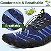 Barefoot Water Shoes Mens Womens Aqua Sea Swim Beach Shoes Mens Surf Quick Dry Ladies Lightweight Sport Wet Pool Diving Unisex Blue #1