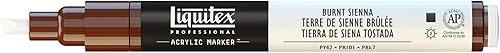 Miniatura 2 de Rotuladores de pintura Liquitex Professional, de punta ancha, Burnt Sienna, 8mm
