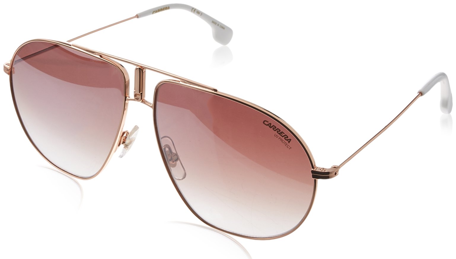Carrera Men's Bound/s Non-Polarized Iridium Aviator Sunglasses, Gold Copper, 60 mm