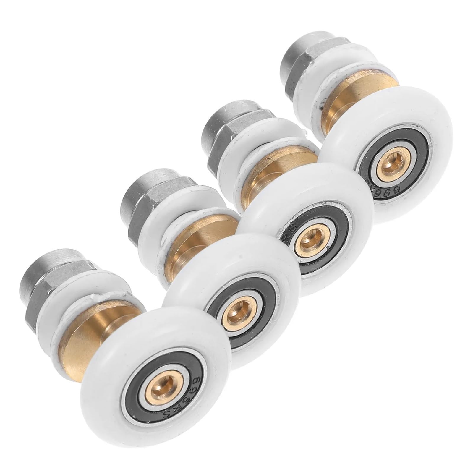 Vnakrny One Color Shower Door Rollers 12Pcs Shower Door Roller Hardware Kit
