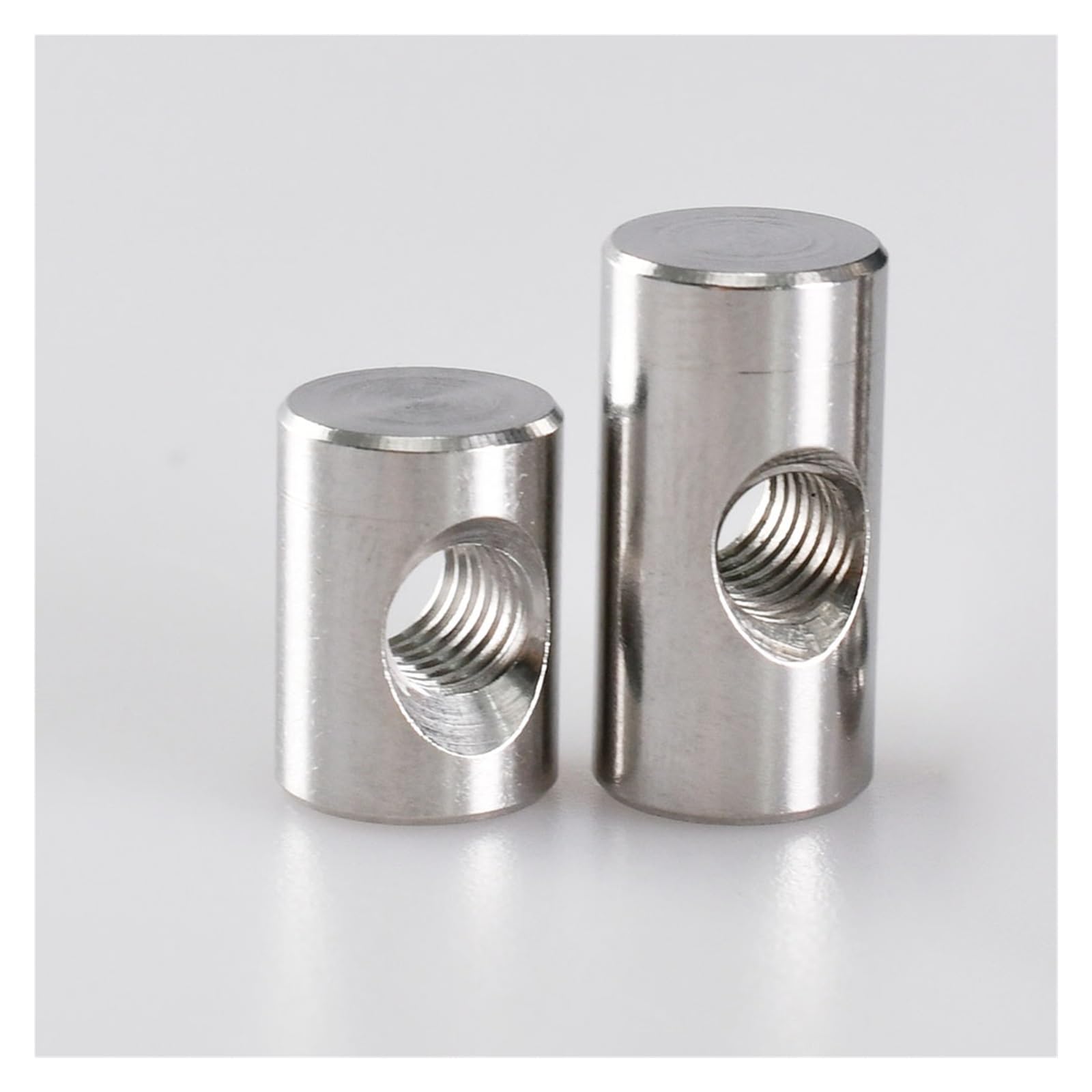 Tuerca de Barril ranurada para Muebles, Pernos cilíndricos M4 M5 M6 Pasador cilíndrico Clavija Martillo Tuerca incrustada(M4x10 (20Pcs))