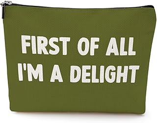 Divertida bolsa de maquillaje sarcástica, bol...