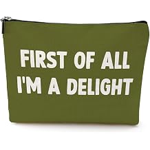 Funny Gifts for Women Makeup Bag Cosmetic Bag Gag Gifts Funny Adult Sarcastic Humor Travel Toiletry Makeup Pouch for Girls Soul Sister Bestie Cousin Bride Birthday Bachelorette Friendship Christmas
