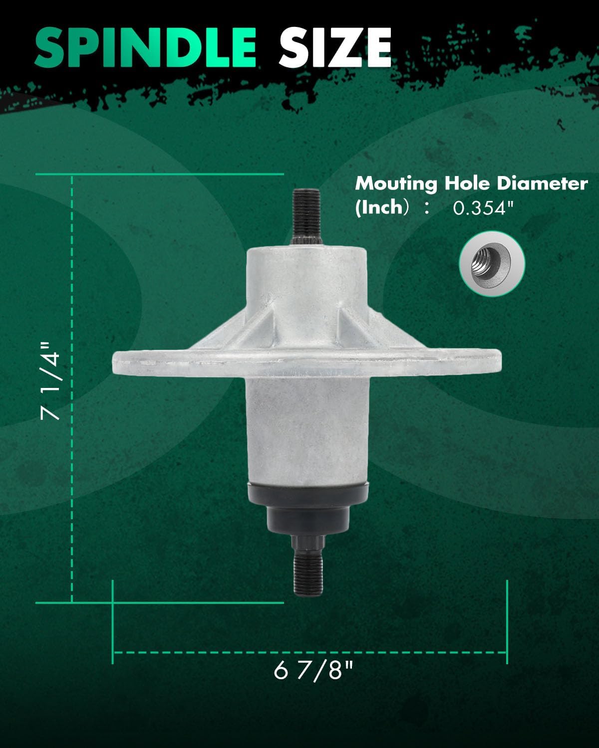 SCITOO Mower Deck Spindle Spindle Assembly fit for Murray Jackshaft Mandrell 1001046 1001200 Ma 1001046Ma