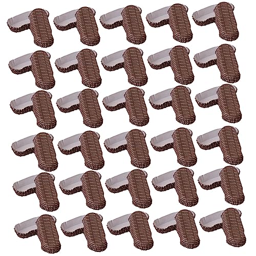 Alipis 100pcs Paper Hot Dog Trays Greaseproof Baking Cups Disposable Cupcake Liners Pastry Paper Plates