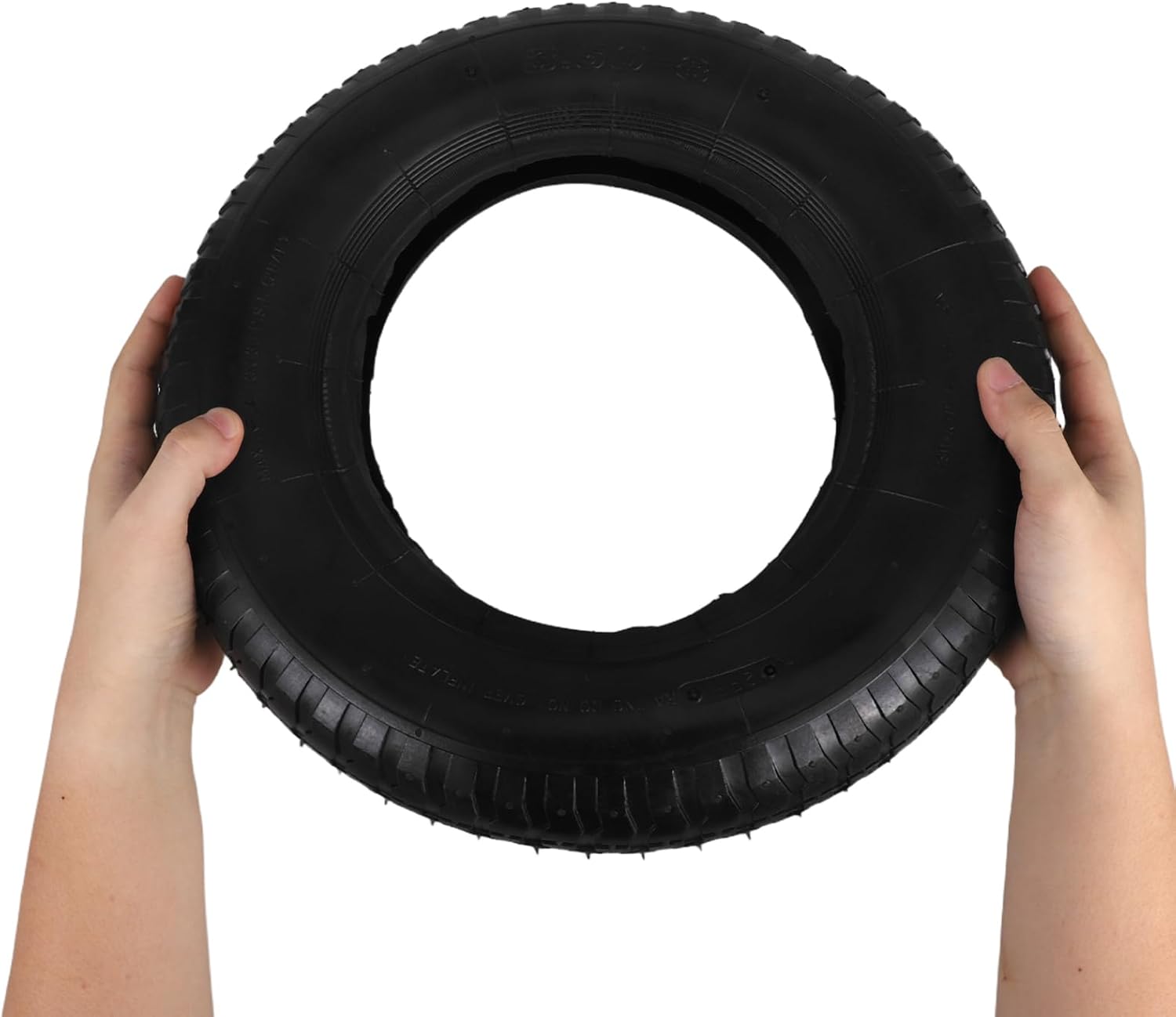 YARNOW Replacement Trolley Tires Inner Tube Set Straight Valve for Garden Carts Beach Wagons Electric Scooters