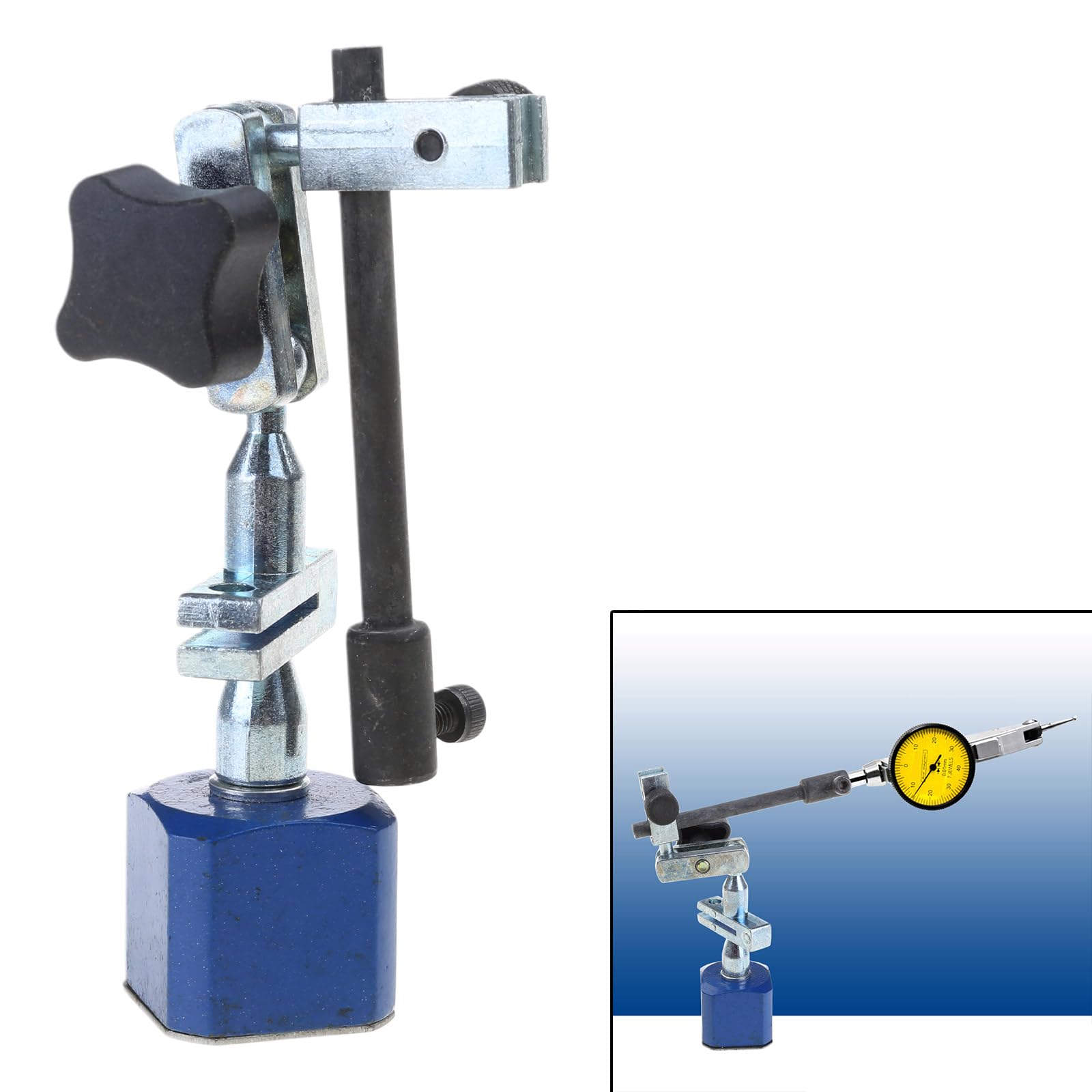 Dials Gauges Tripods 350mm Adjustable Metal Base Precisions Measurement Simple Installs For Mechanics & Engineers