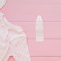 Vista 5 de DECHOUS Juego de 5 botellas de leche desechables para recién nacidos con pezones y cubiertas antipolvo, botellas de lactancia portátiles de grado