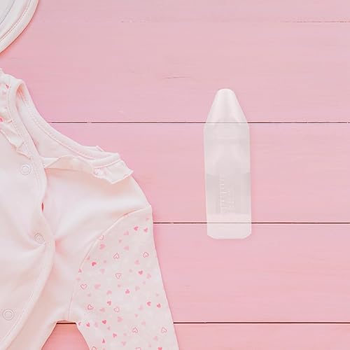 Miniatura 5 de DECHOUS Juego de 5 botellas de leche desechables para recién nacidos con pezones y cubiertas antipolvo, botellas de lactancia portátiles de grado