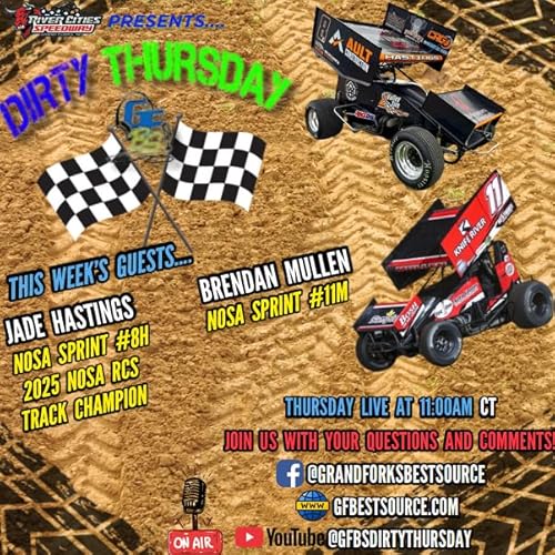 RCS DIRTY THURSDAY – with NOSA Sprint Drivers, #8H, Jade Hastings & #11M, Brendan Mullen Podcast Por arte de portada