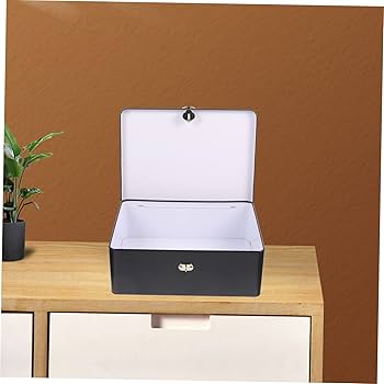 Amazon.co.jp: CORHAD ブリキ製収納ボックス ロック付き 製 耐久