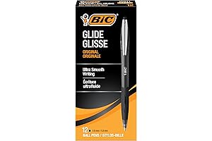 BIC Glide Black Retractable Ballpoint Pens: The Pinnacle of Smooth Writing