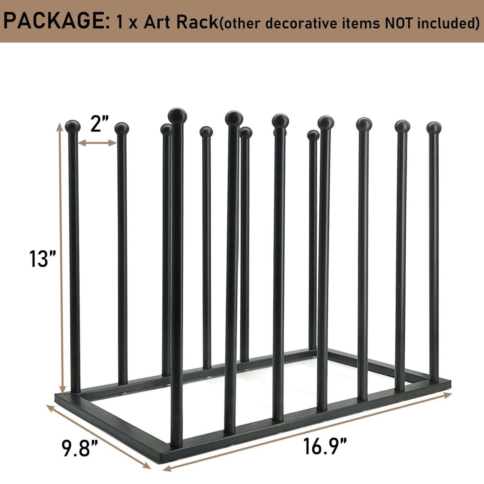 THEGA Kunst-Aufbewahrungsregal, Kunst-Trockengestell, Leinwand-Organizer, Präsentationsregal Für Malutensilien – Staffelei-Ständer Aus Metall Für Leinwandplatten, Malpaneele, Kunstdrucke