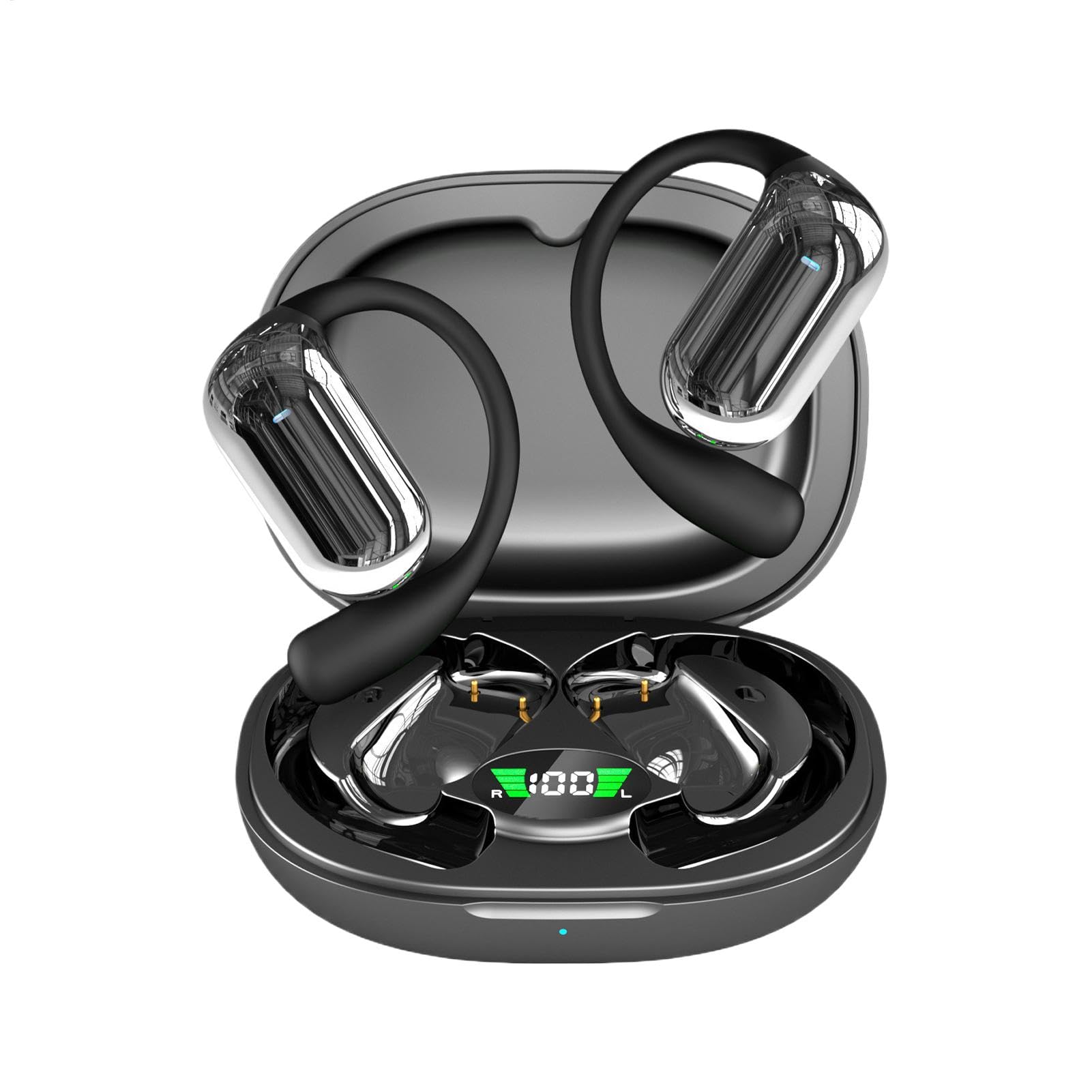 Auricolari traduttori linguistici, Auricolari per traduzione Wireless, traduzione intelligenza Artificiale, traduttore in Reale, 144 Lingue, Cuffie in-Ear per Viaggi