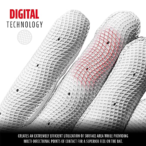 Franklin Sports MLB Classic XT Batting Gloves - Adult + Youth Batting Glove Pairs - Baseball + Softball Batting Gloves - Image 3