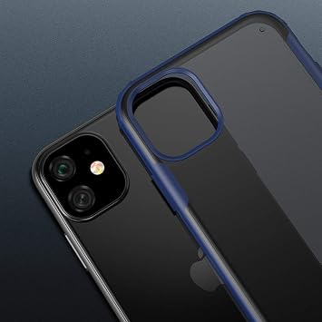 Microsonic Apple iPhone 11 (6.1'') için Kılıf Frosted Frame Siyah [iPhone 11 ile Uyumlu Kılıf - Siyah]