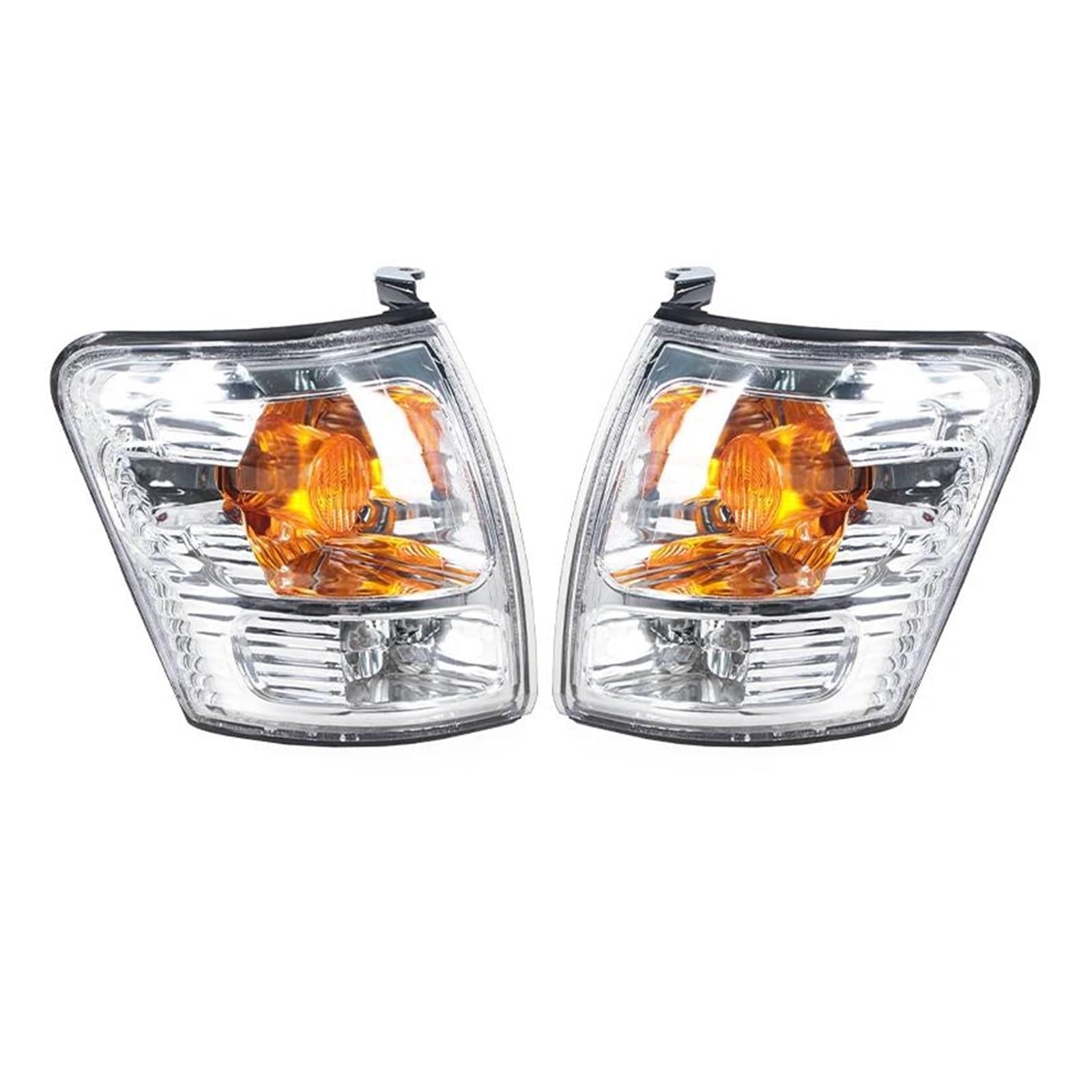 Direccional Coche Faro Delantero Con Bombilla Para Hilux 2001, 2002, 2003, 2004, 2005, Luz Ancha, Señal De Giro, Indicador De Luz De Esquina Delantera Señalizador Giro(Left and Right)