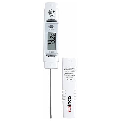 Winco 6-Inch Digital Thermometer with 3-1/8-Inch Probe