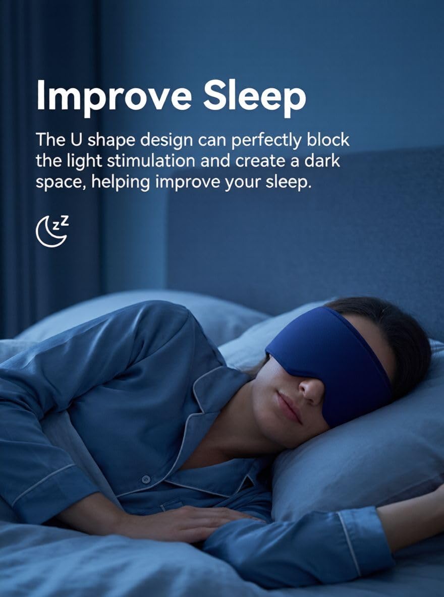 Cooling Eye Mask with Ice Gel. Instant Relief Puffy Eyes Surgery Migraine, Hsa Store Eligible Items Fsa Stay Cold Comfy, Cold Compress Pack for Tired Eyes, Headache Dark Circles Sleep - Image 6