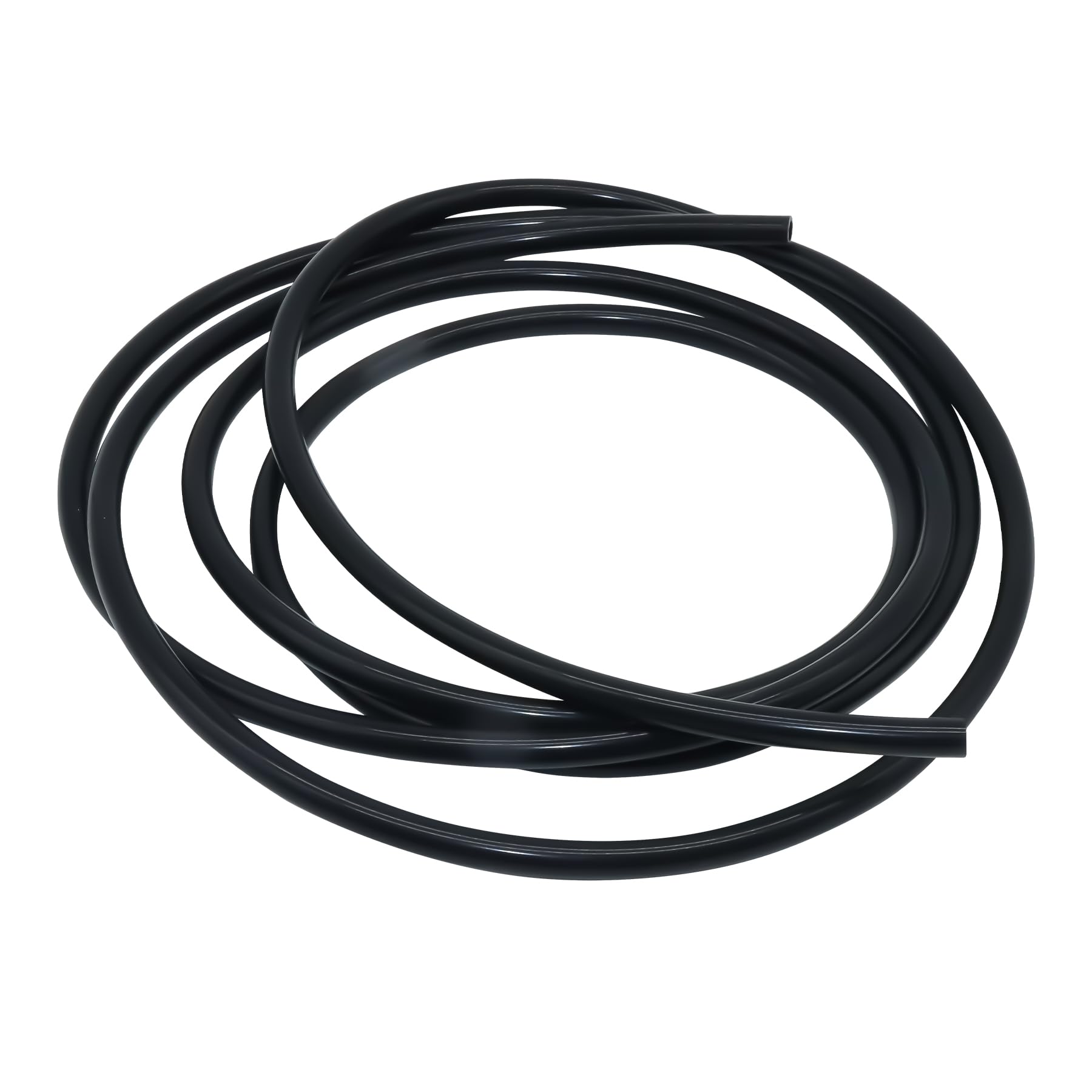 iMeistek Flexible Silicone Tubing,Inner Diameter 7mm,Outer Diameter 10mm,3 Metre Black Silicone Hose for Pumps and Air Hoses