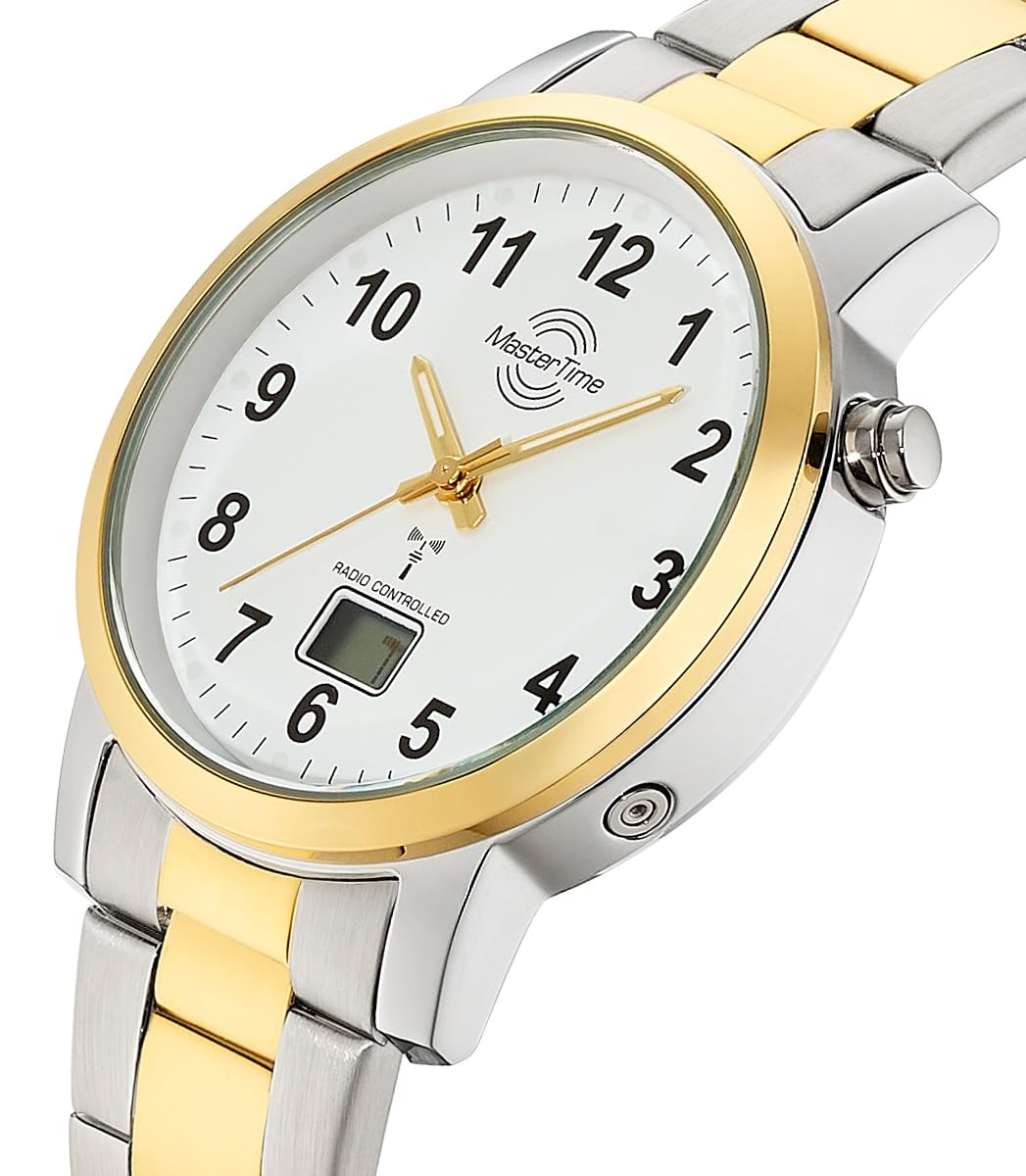 Master Time Funk Quarz Herren Uhr mit digitalem Datum MTGA-10956-12M