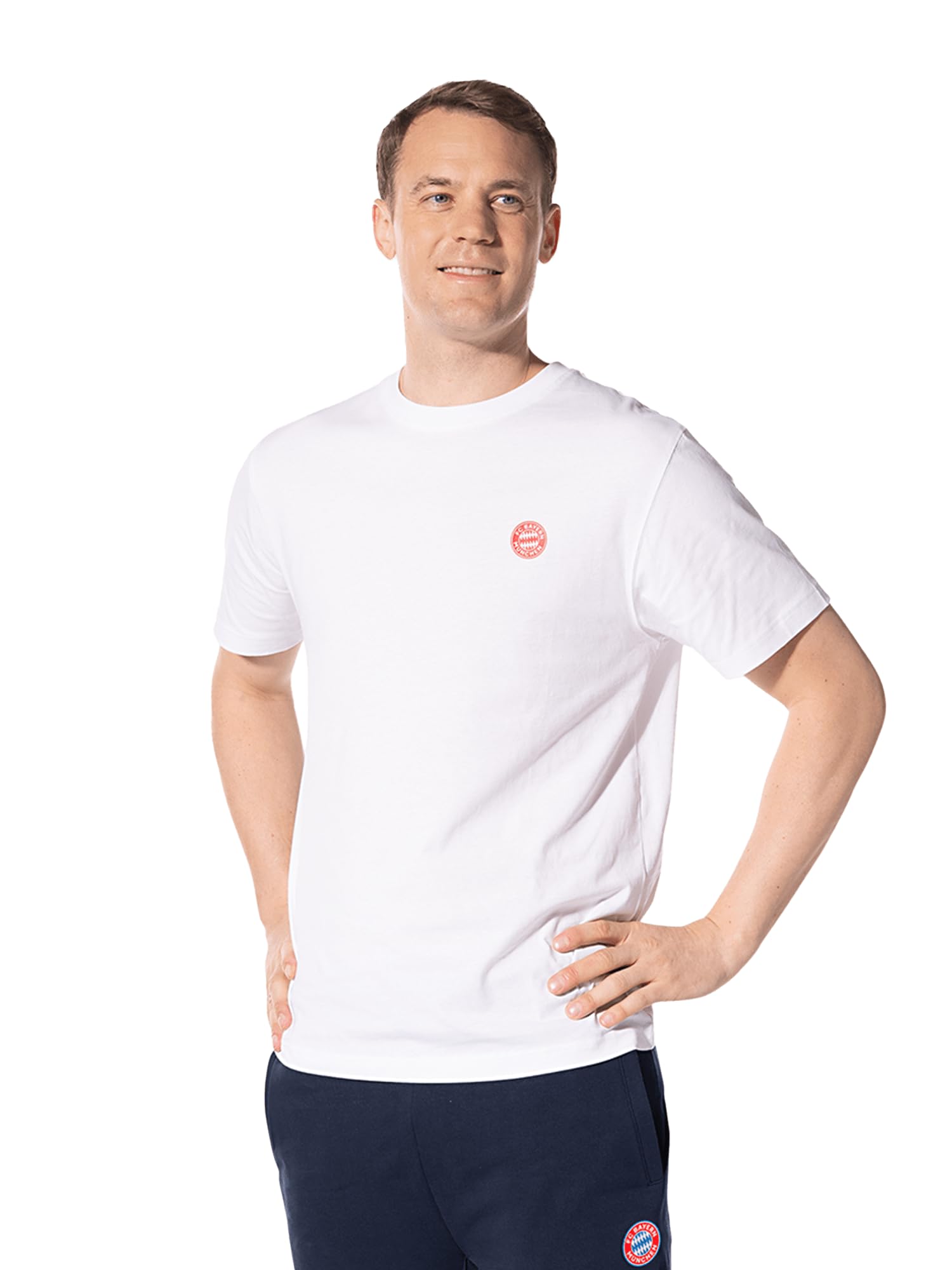 FC Bayern München Essential Classic Men's T-Shirt White