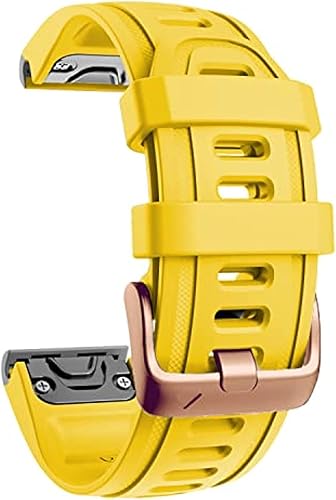 Miniatura 9 de Correa de reloj QuickFit con hebilla dorada, 0.78 pulgadas, impermeable, de liberación rápida, fácil ajuste, para Garmin Fenix 7S 6S ProZafiro,