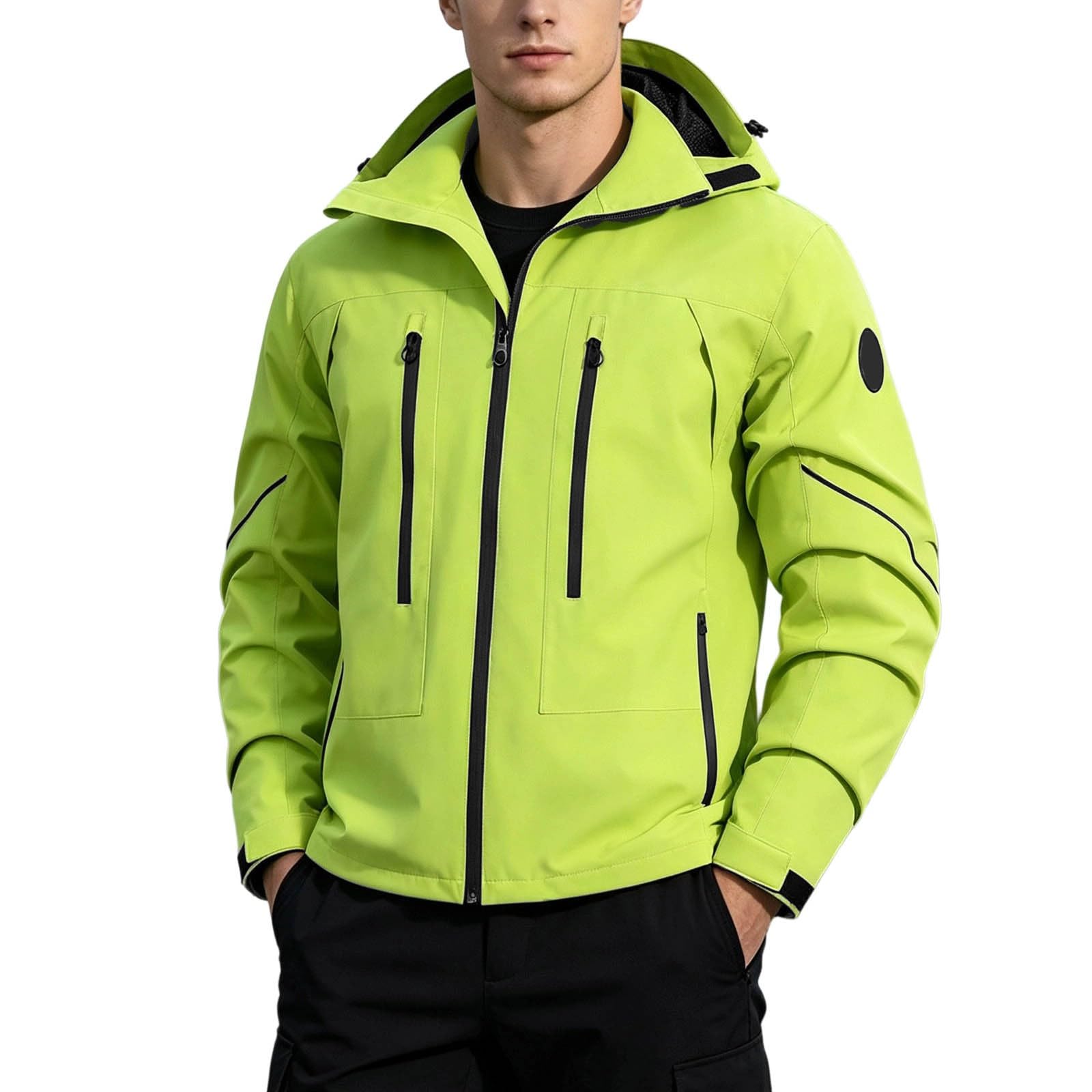 Giacca impermeabile da uomo, in softshell, traspirante, per attività