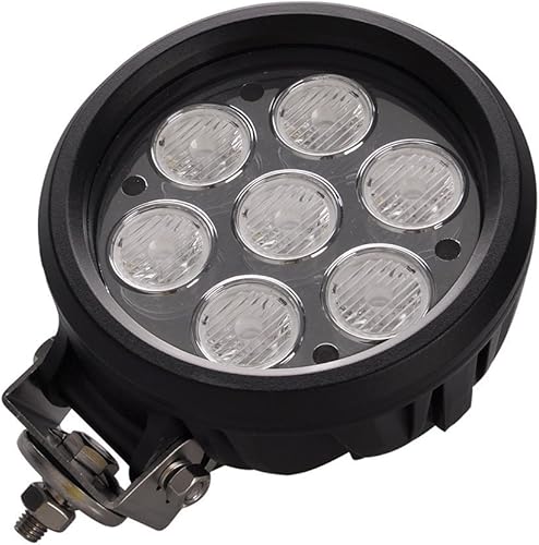 Miniatura 6 de Luces LED superbrillantes todoterreno de 6 pulgadas, redondas, 70 W, para camión, SUV, haz de inundación blanco frío de 6000 K, luz de conducción